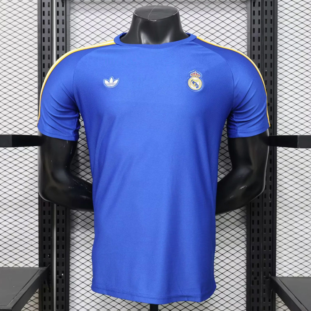 Player Version 2026-27 Real Madrid x Adidas Originals Blue Football Jersey S-3XL