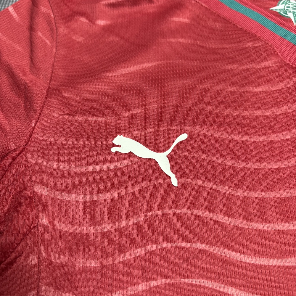 Kids 2026 Portugal Home Kids Football jersey Long Sleeve World Cup