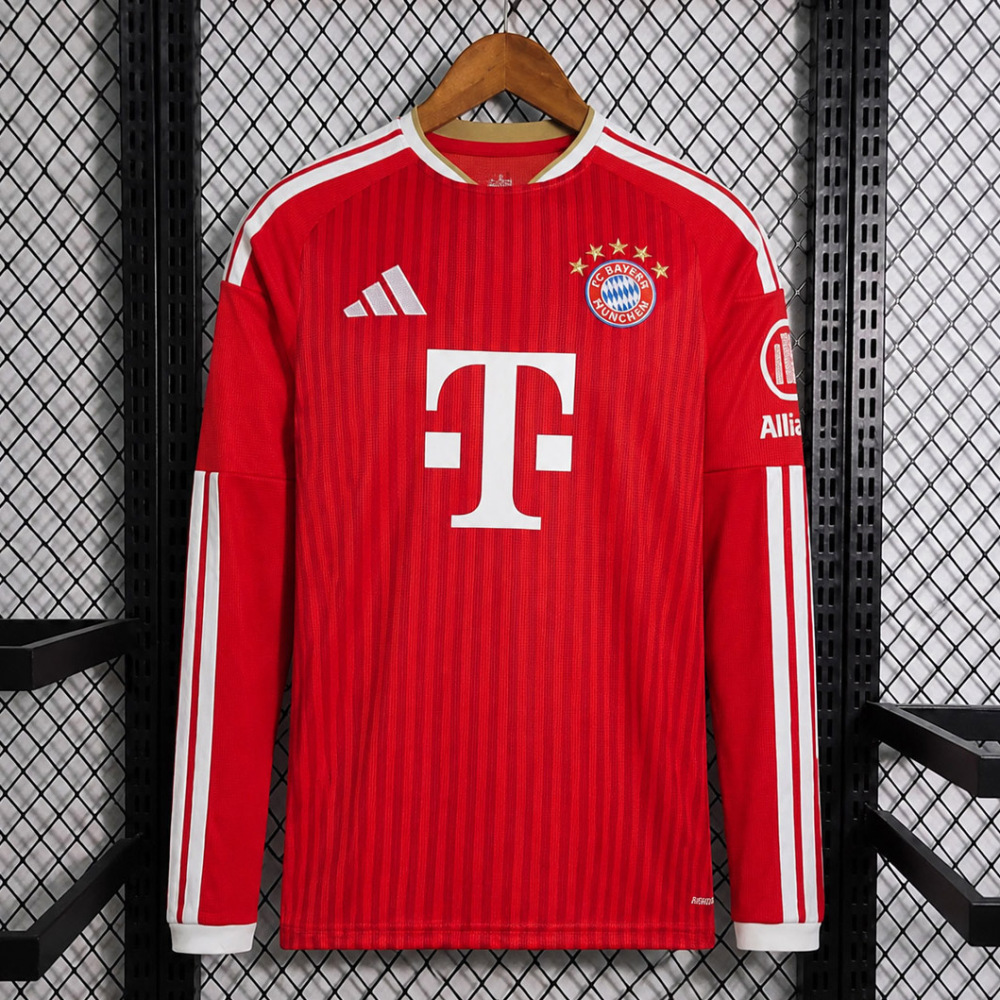 2026-27 Bayern Munchen Home Football Jersey Long Sleeve S-4XL