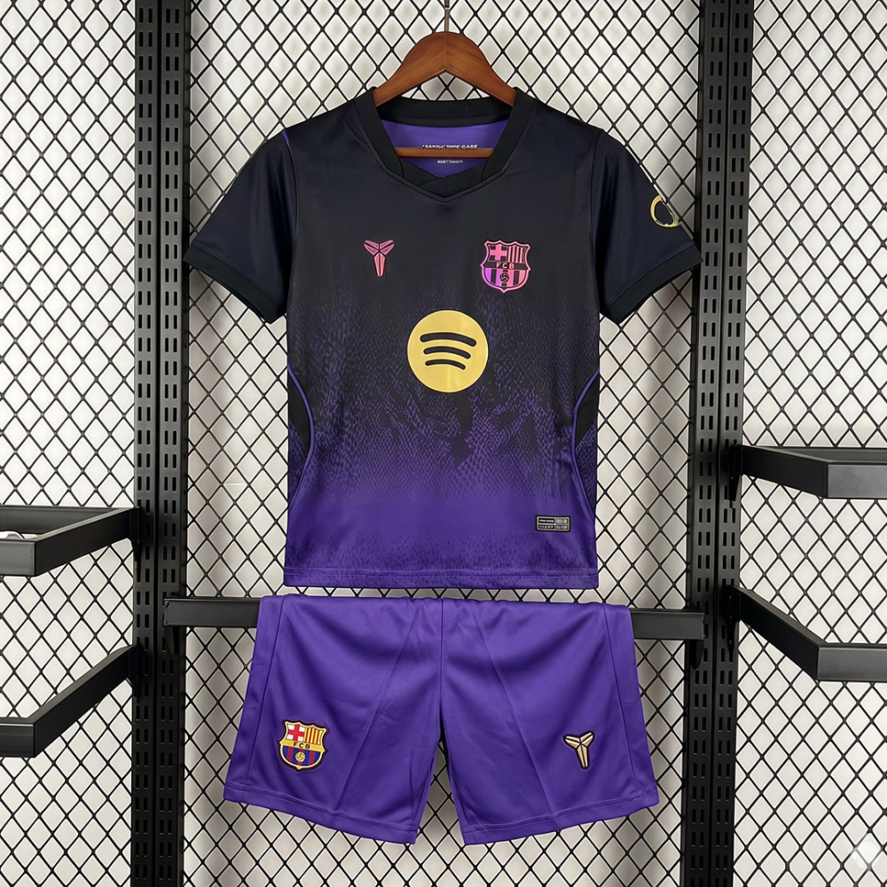 KIDS 2026-27 Barcelona Away KIDS Football jersey
