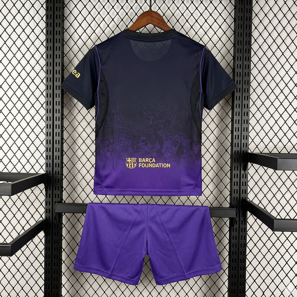 KIDS 2026-27 Barcelona Away KIDS Football jersey