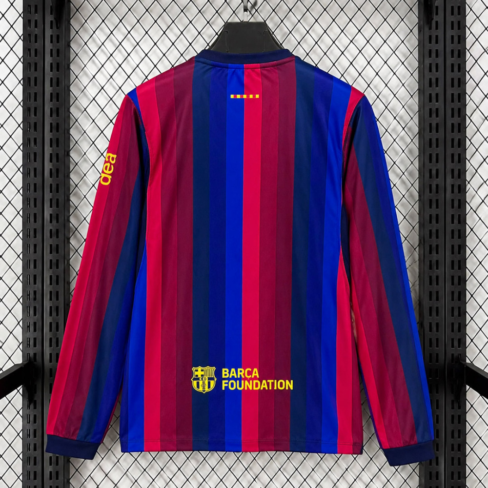 2026-27 Barcelona Home Football Jersey Long sleeves S-4XL