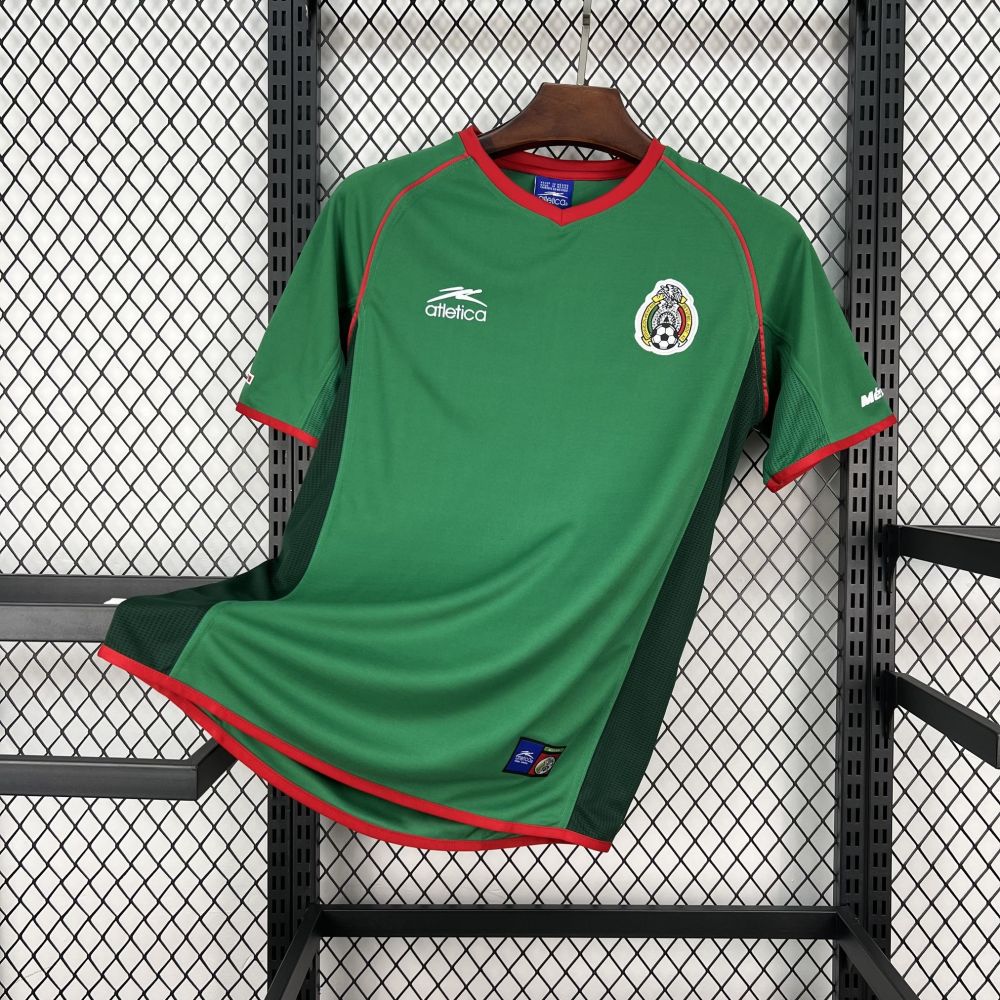 Retro 2002 Mexico Home Football jersey retro