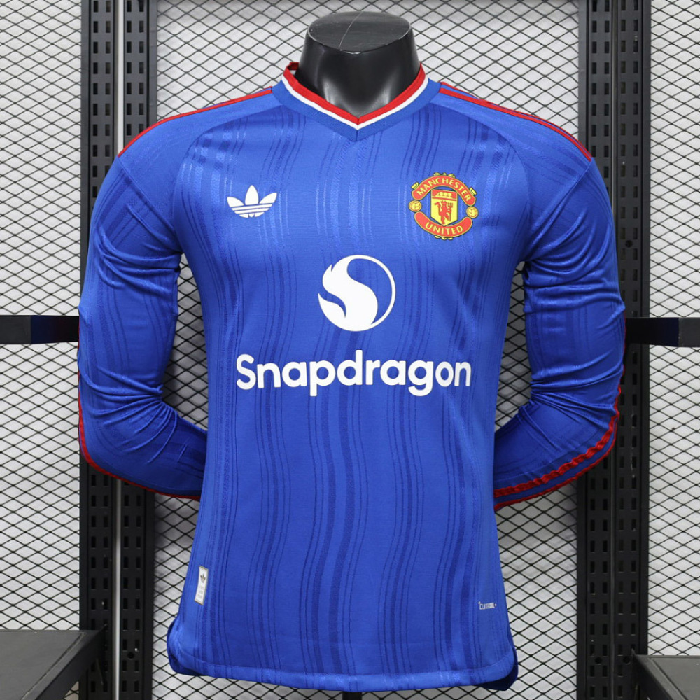 Player 2026-27 Manchester United Away Long Sleeve Football jersey