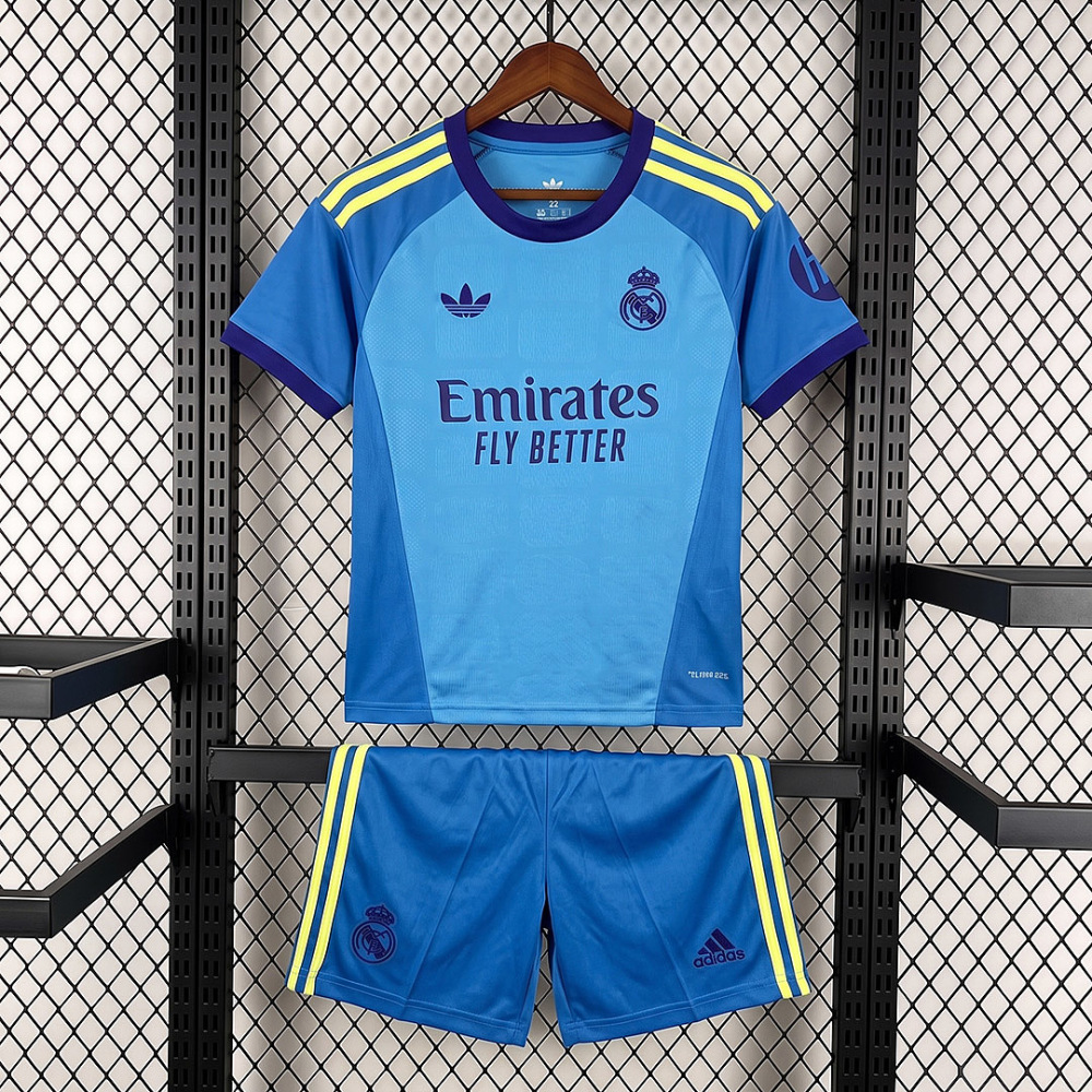 KIDS 2026-27 Real Madrid goalkeeper KIDS Football jersey