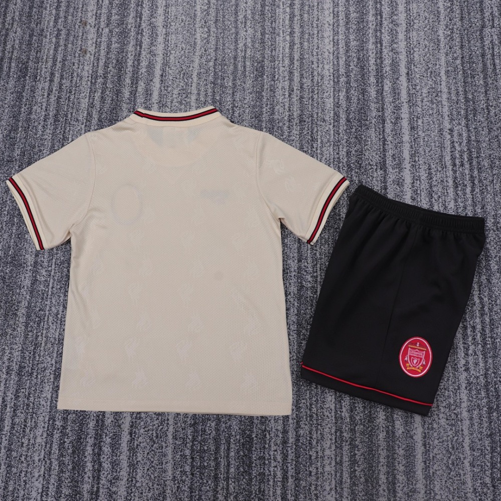 Retro 1996-97 Liverpool Away Kids Football jersey Kids
