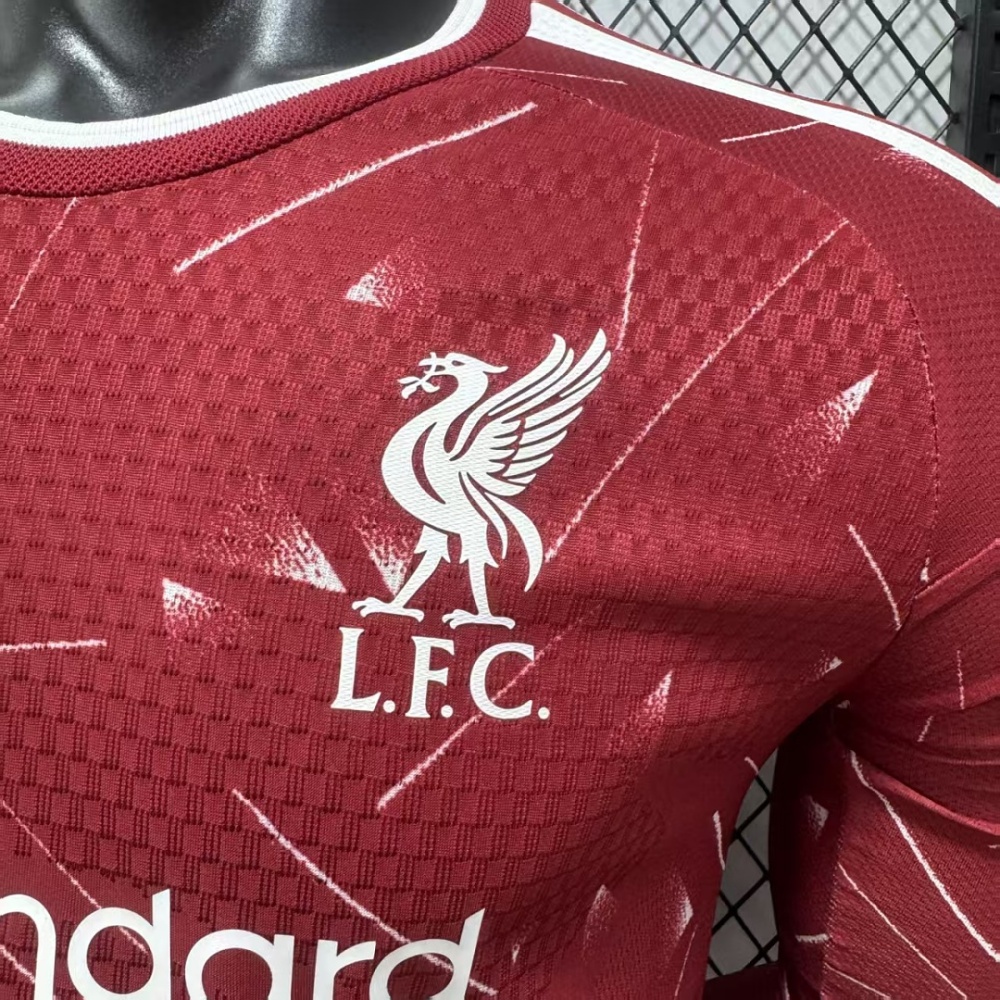 Player 2026-27 Liverpool Home Football jersey Long sleeve S-3XL
