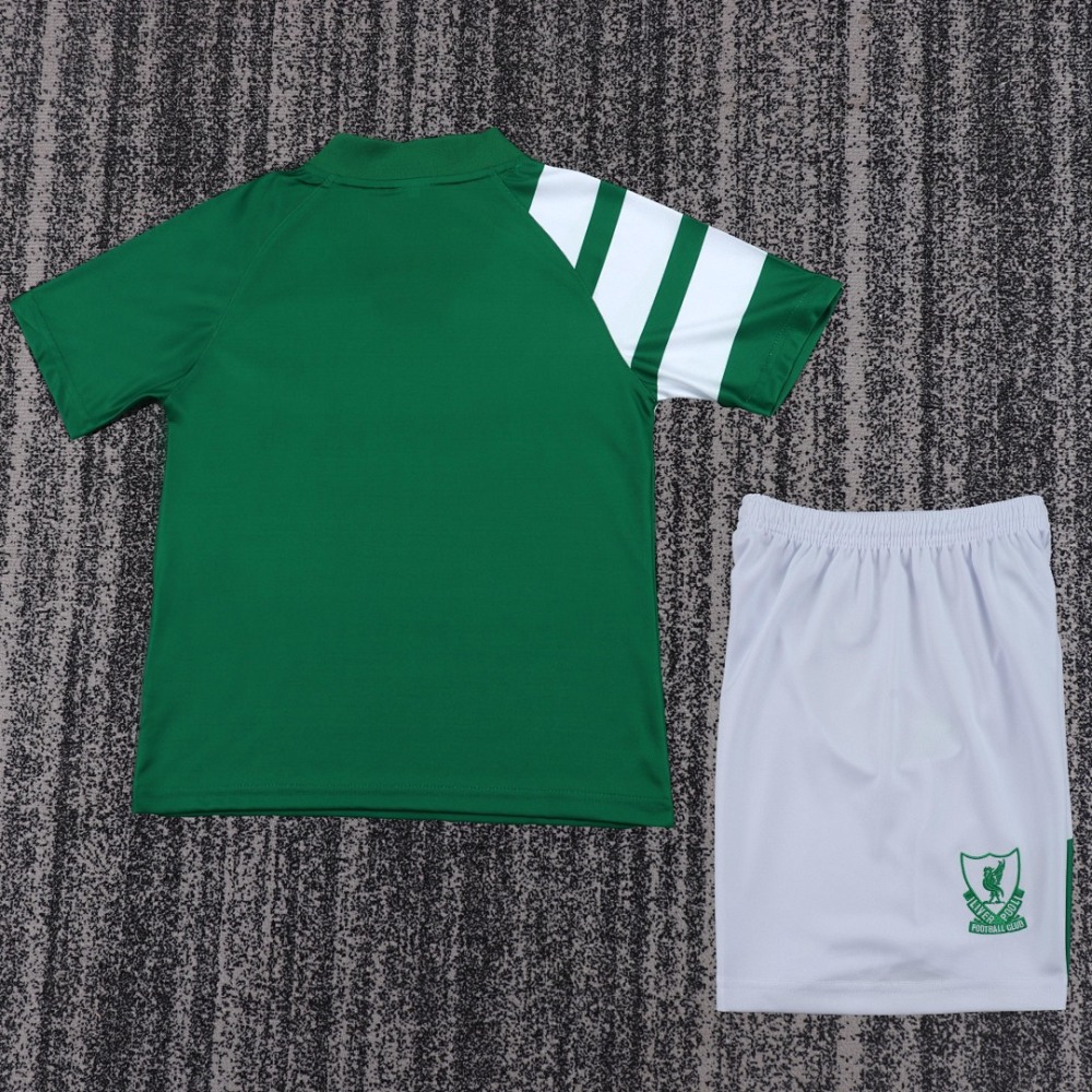 Retro 1991-92 Liverpool Away Kids Football jersey Kids