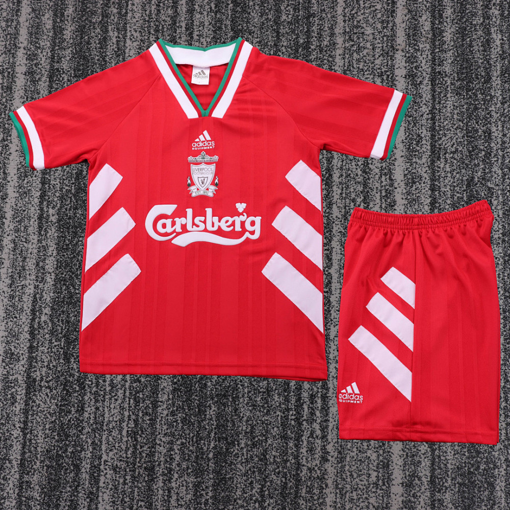 Retro 1993-95 Liverpool Home Kids Football jersey Kids