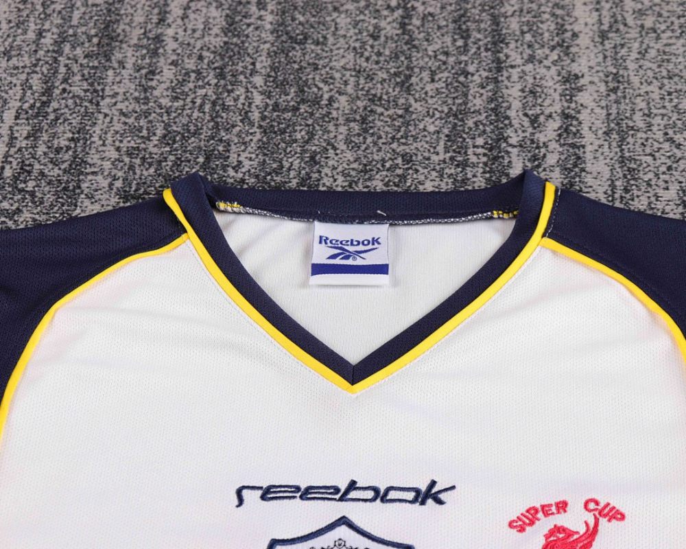 Retro 2001-02 Liverpool Away Kids Football jersey Kids