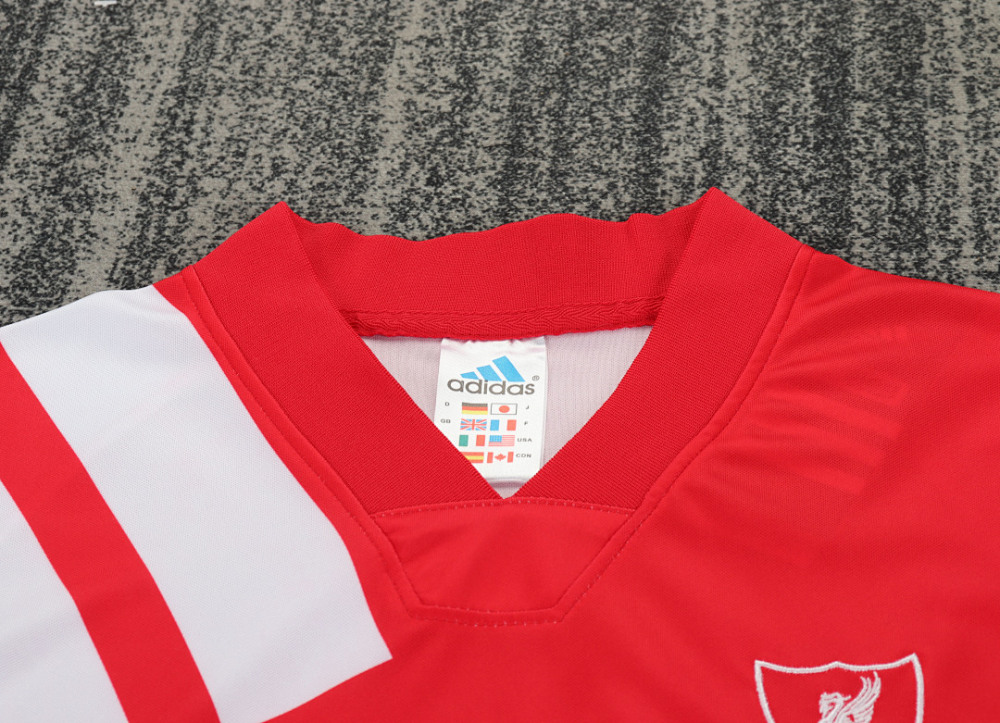 Retro 1991-92 Liverpool Home Kids Football jersey Kids