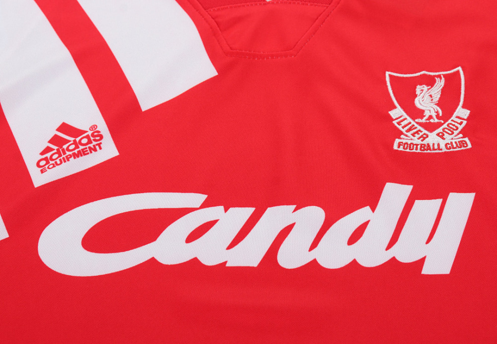 Retro 1991-92 Liverpool Home Kids Football jersey Kids
