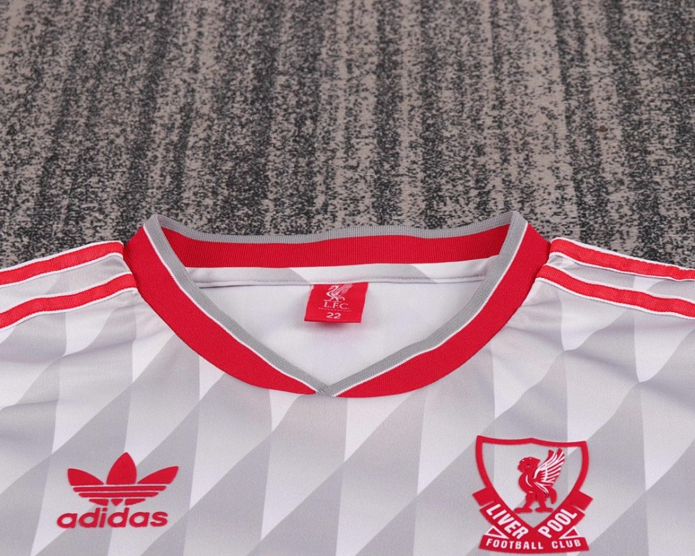 Retro 1989-91 Liverpool Away Kids Football jersey Kids