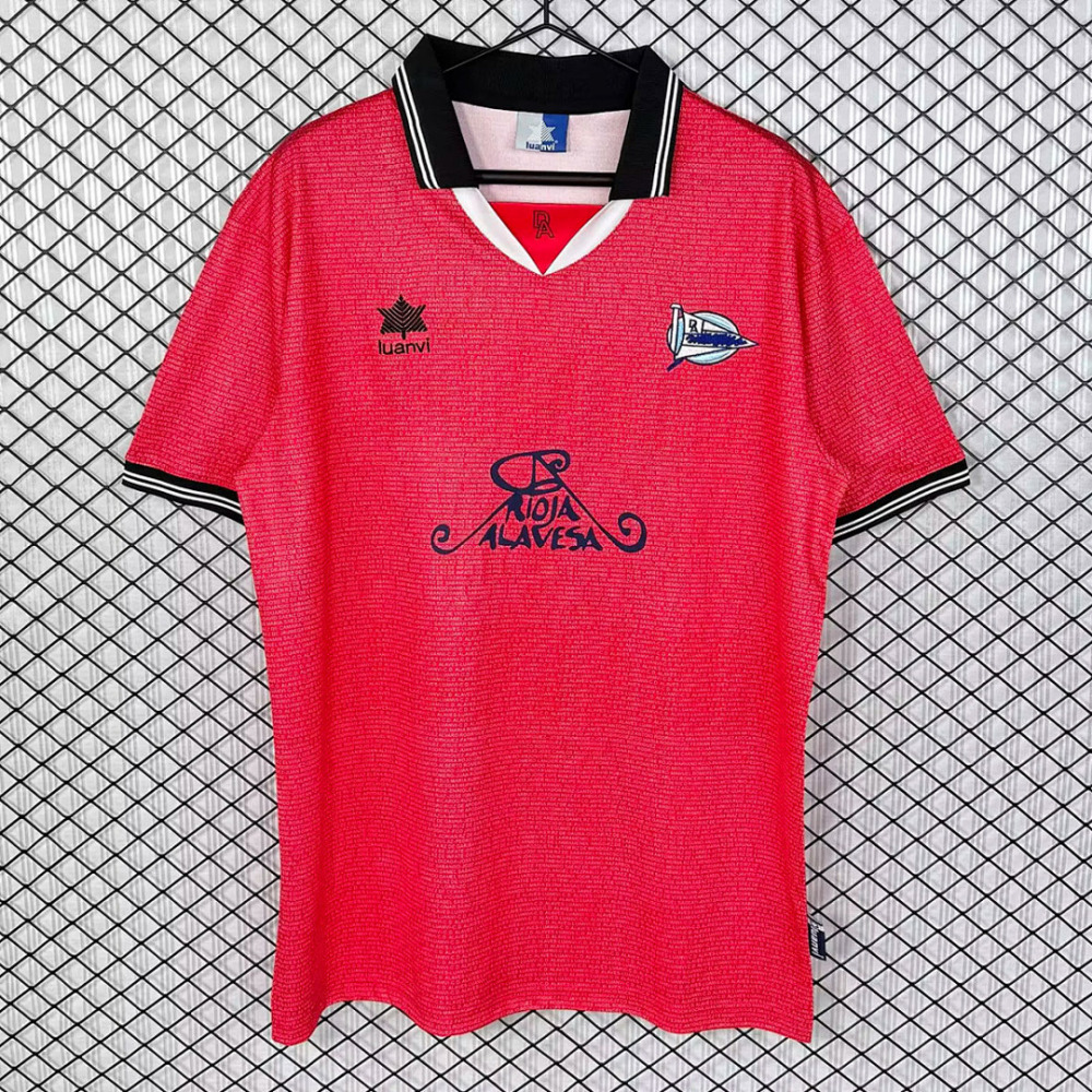 Retro 00-01 Alaves European Cup Away Jersey Football jersey retro