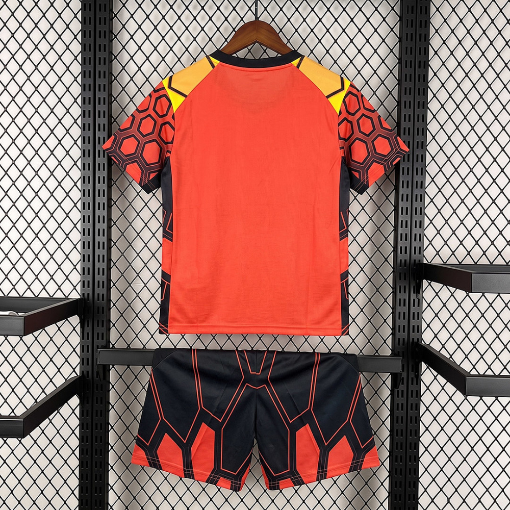 KIDS 2026-27 Marseille Goalkeeper Orange KIDS Football jersey