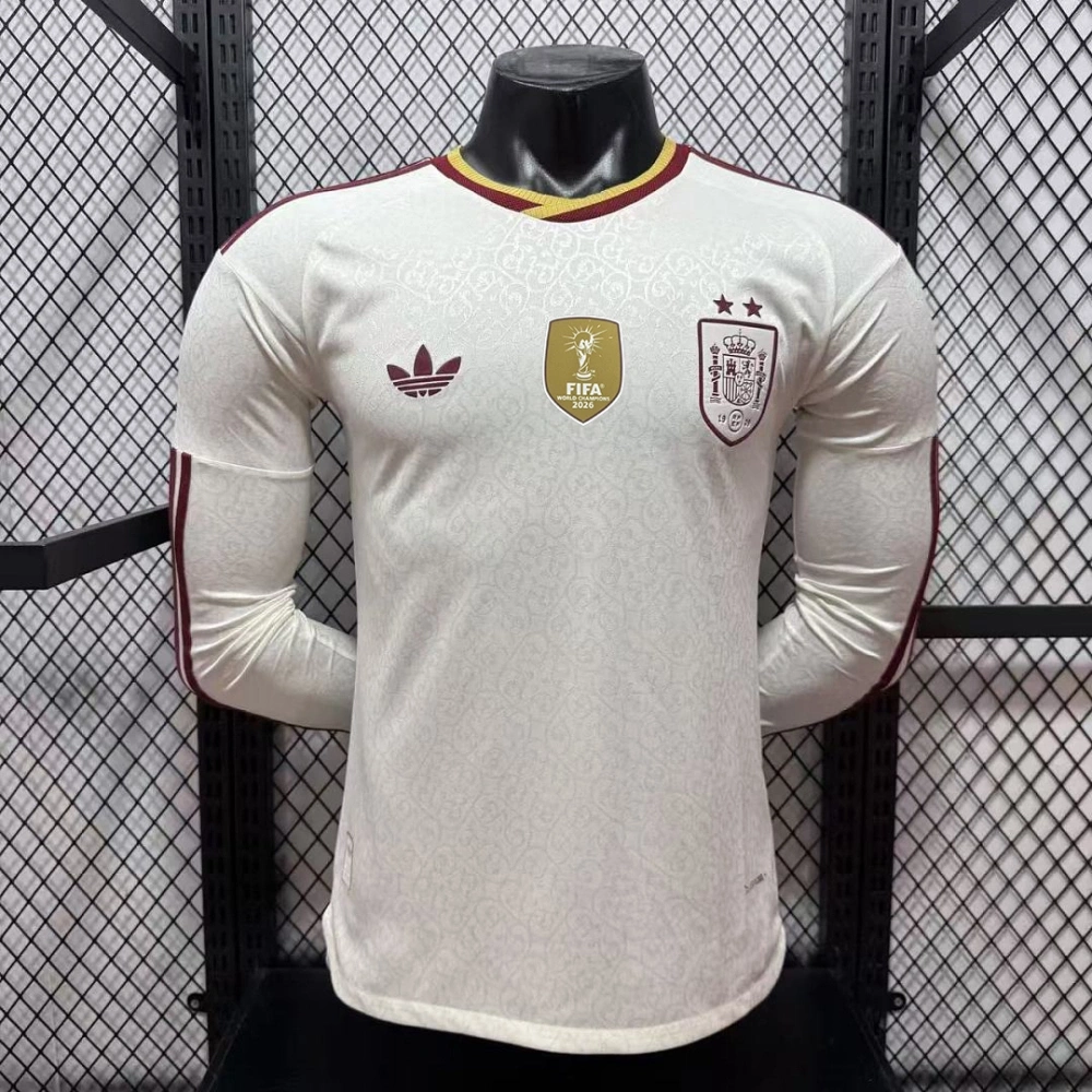 【champion 🏆】Player 2026 Spain Away Football jersey Long sleeves S-3XL World Cup