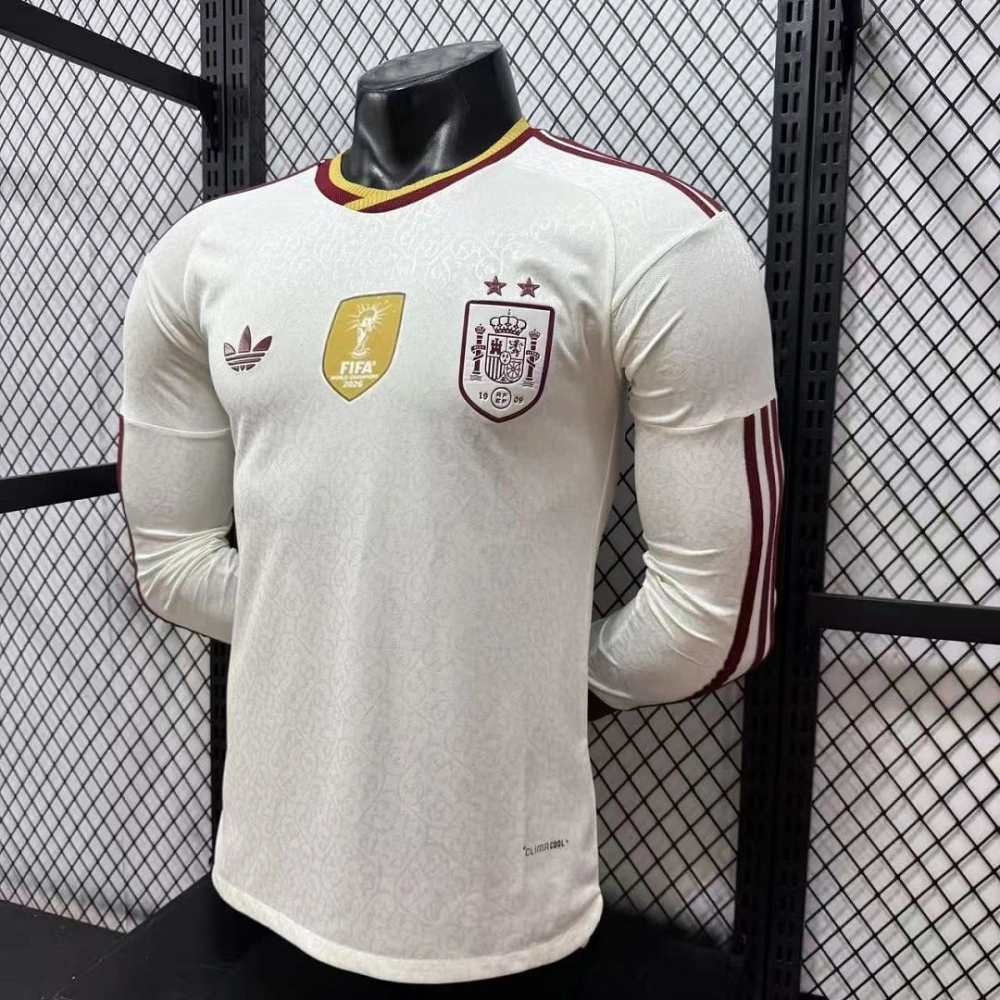 【champion 🏆】Player 2026 Spain Away Football jersey Long sleeves S-3XL World Cup