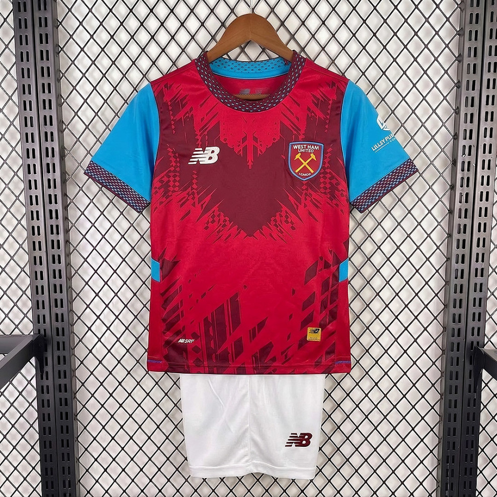 KIDS 2026-27 West Ham United Home KIDS Football jersey