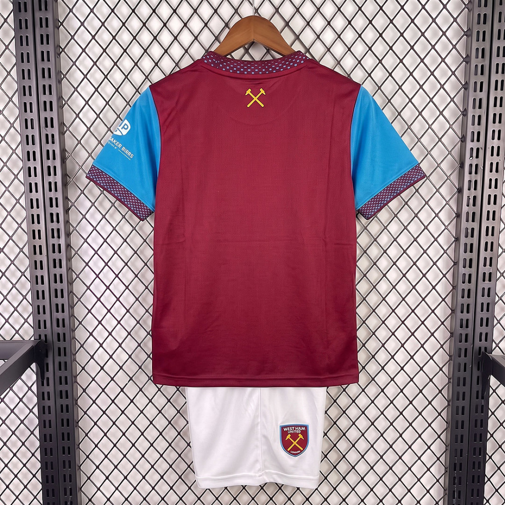KIDS 2026-27 West Ham United Home KIDS Football jersey