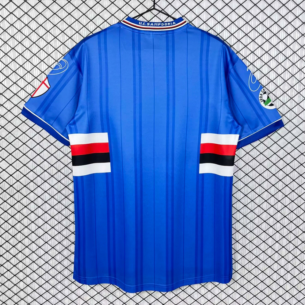 Retro 2000-01 Sampdoria Home Football jersey retro