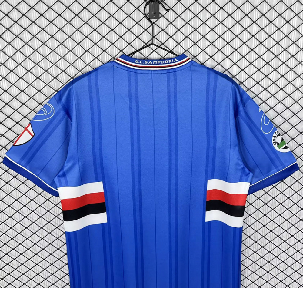 Retro 2000-01 Sampdoria Home Football jersey retro