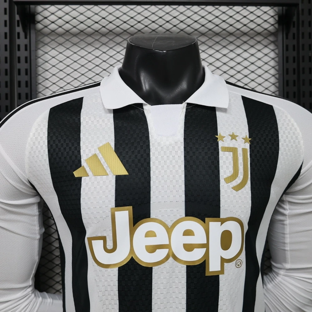 Player 2026-27 Juventus Home Football jersey Long sleeve S-3XL
