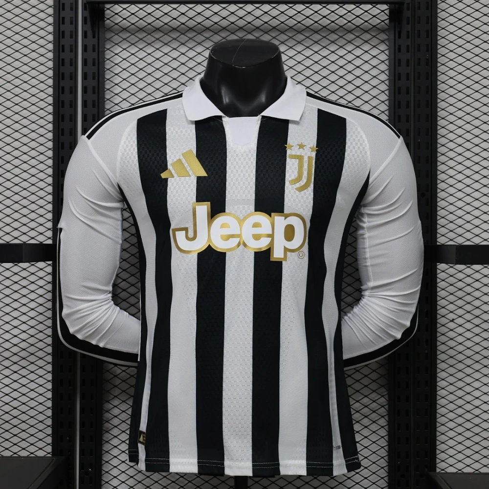 Player 2026-27 Juventus Home Football jersey Long sleeve S-3XL