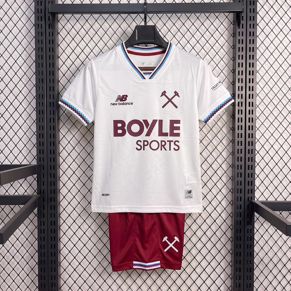 KIDS 2026-27 West Ham United Away KIDS Football jersey
