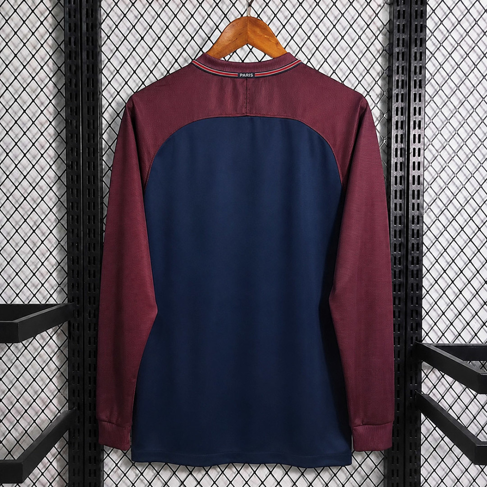Retro 17-18 PSG Home Football jersey retro Long Sleeve