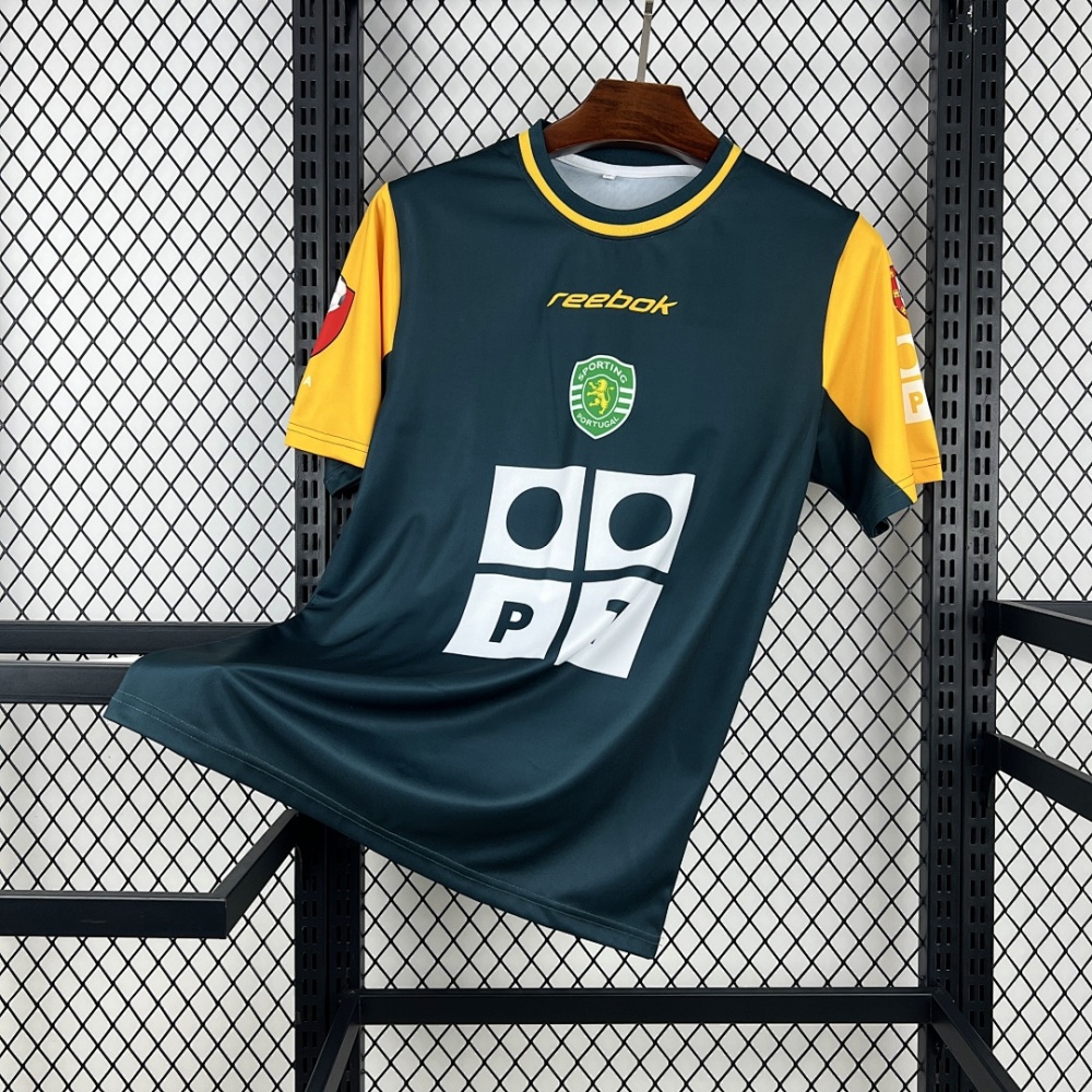 Retro 02-03 Sporting Lisbon Away Football jersey retro