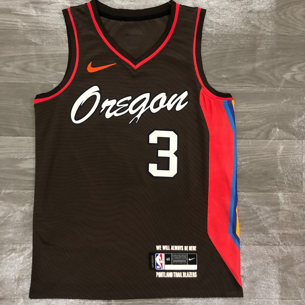 2021/22 Portland Trail Blazers City Edition #3 Men’s Jersey