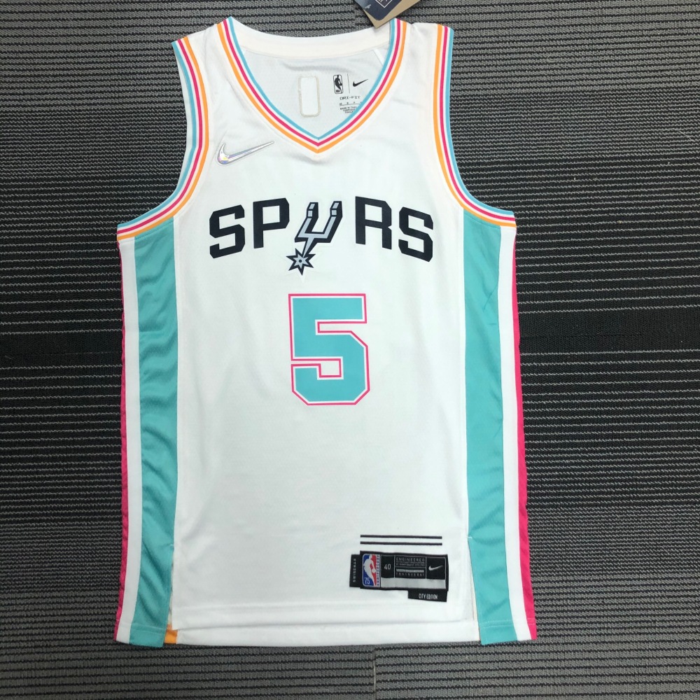 2022/23 San Antonio Spurs City Edition Dejounte Murray #5 Jersey | NBA Swingman Jersey
