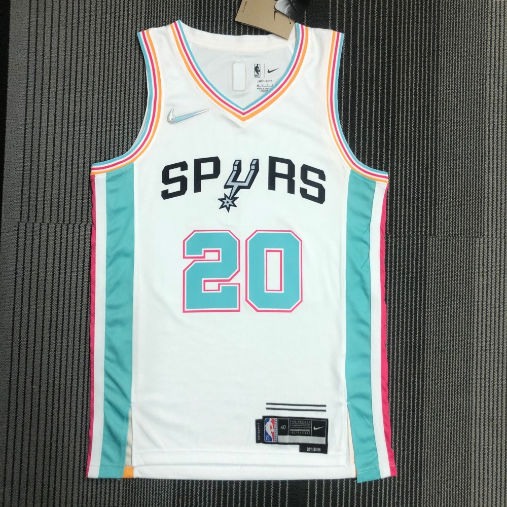 2022/23 San Antonio Spurs City Edition Manu Ginobili #20 Jersey | NBA Swingman Jersey