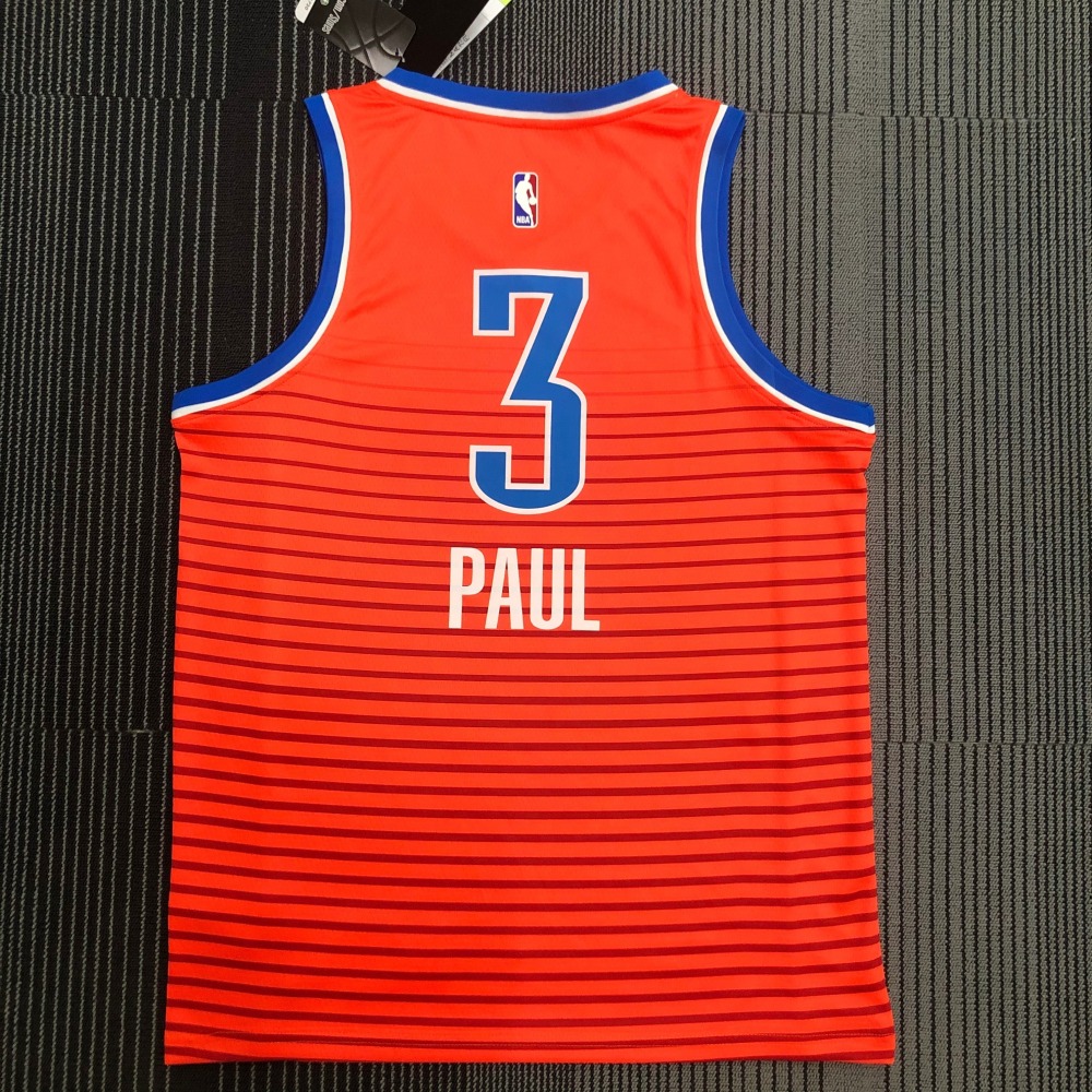 2021-22 Oklahoma City Thunder Orange Chris Paul #3 Men’s Jersey