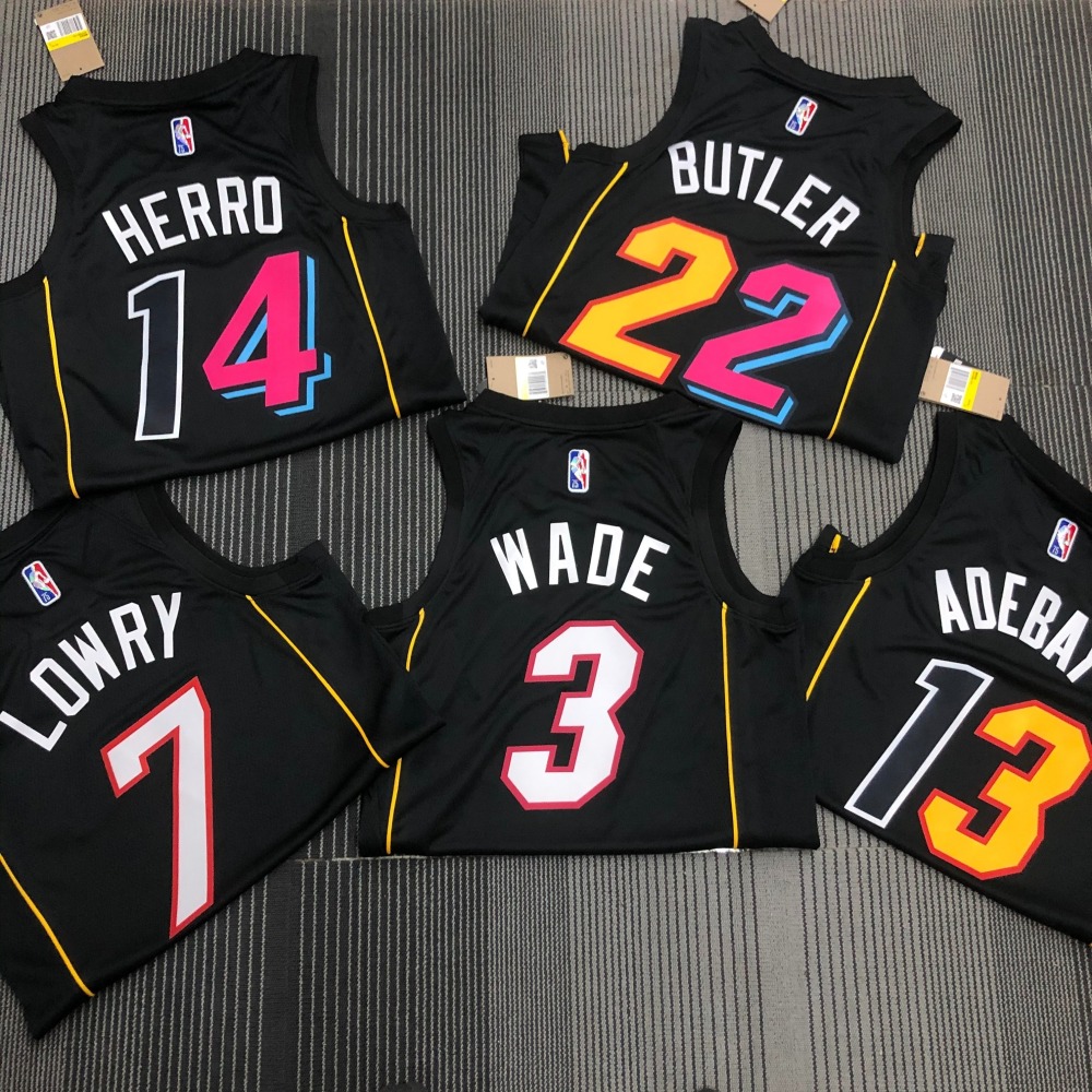 2022/23 Miami Heat City Edition Bam Adebayo #13 Men’s Jersey