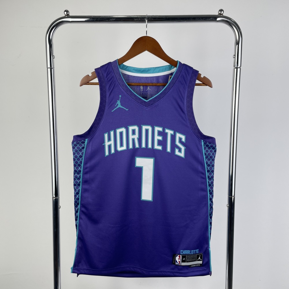 2023-24 Charlotte Hornets LaMelo Ball #1 Men’s Jersey