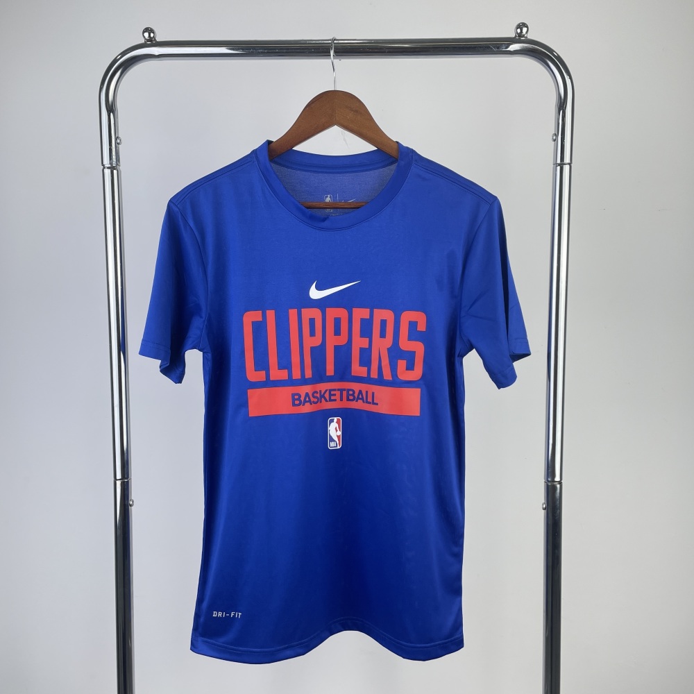 2023/24 LA Clippers Blue Short Sleeve Men’s Jersey
