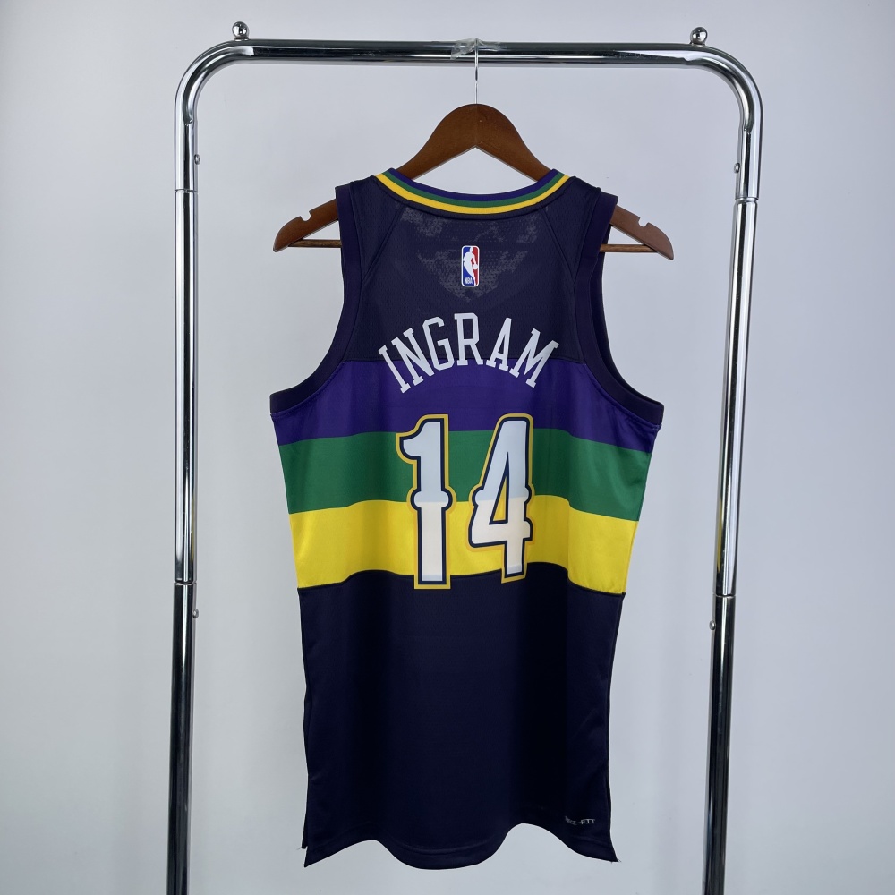 2023-24 New Orleans Pelicans City Edition Brandon Ingram #14 Men’s Jersey