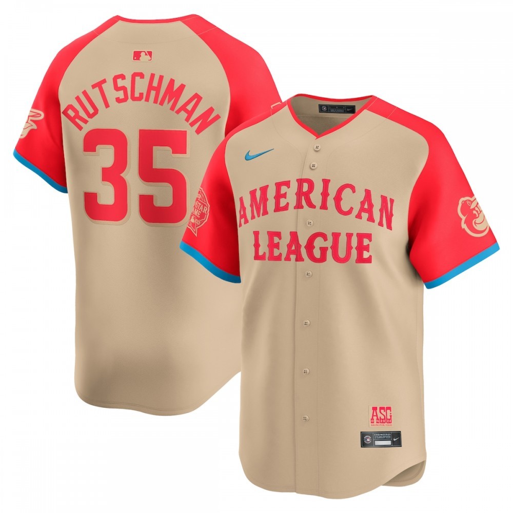 Adley Rutschman American League Nike 2024 MLB All-Star Game Limited Player Jersey – Cream