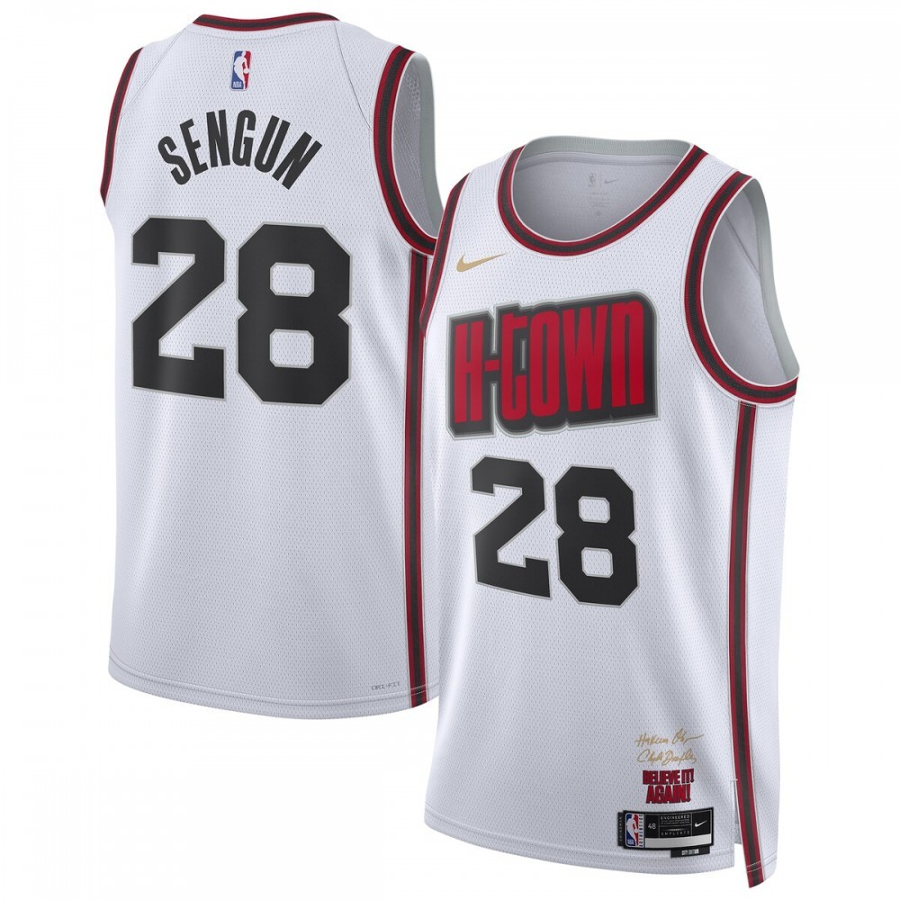 Alperen Sengun Houston Rockets Nike Unisex 2024/25 Swingman Player Jersey – City Edition – White
