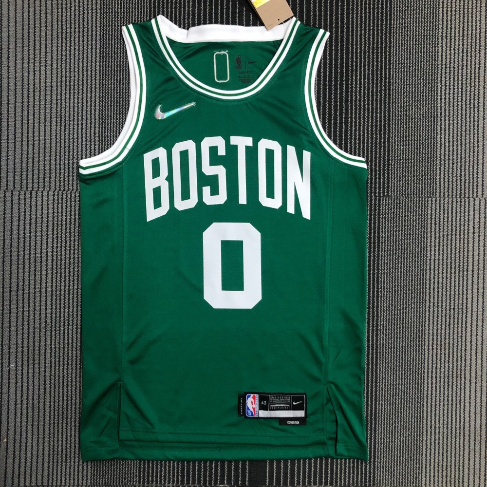 Boston Celtics 75th Anniversary Jayson Tatum #0 Green Men’s Jersey