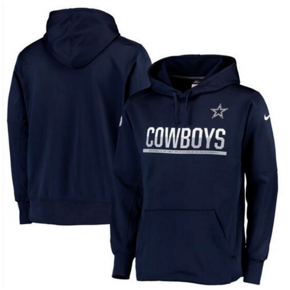 Dallas Cowboys Club Nike Therma NFL Pullover Men’s Hoodie