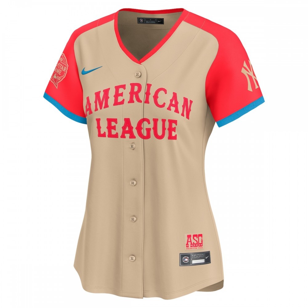 Aaron Judge American League Nike Women’s 2024 MLB All-Star Game Limited Player Jersey – Cream