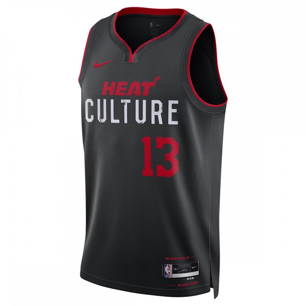 Bam Adebayo Miami Heat Nike Unisex 2023/24 Swingman Jersey – Black – City Edition