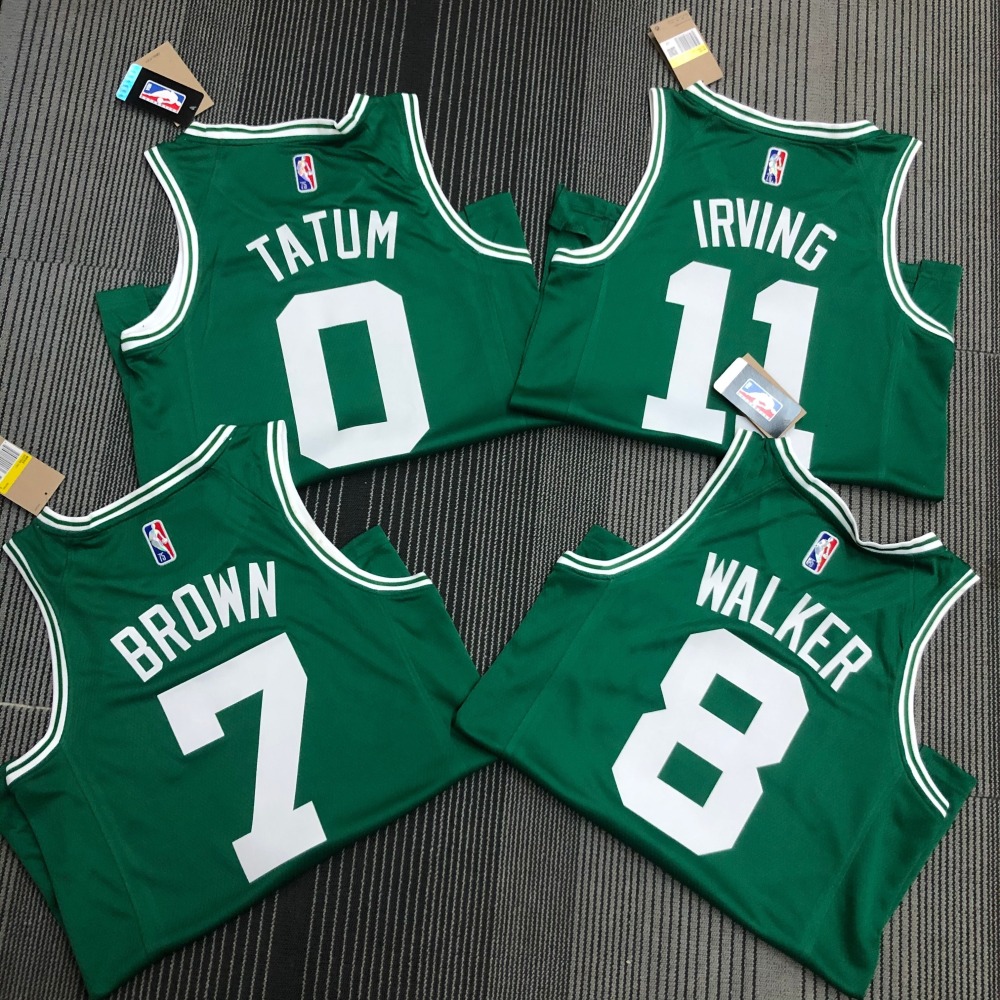 Boston Celtics 75th Anniversary Jayson Tatum #0 Green Men’s Jersey