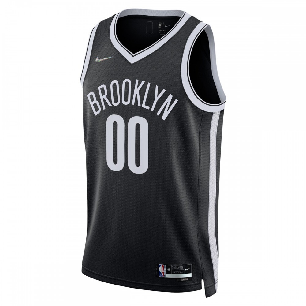 Brooklyn Nets Nike 2021/22 Diamond Swingman Custom Jersey – Icon Edition – Black