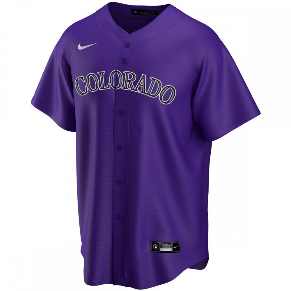 Charlie Blackmon Colorado Rockies Nike Youth Alternate Replica Player Jersey – Purple