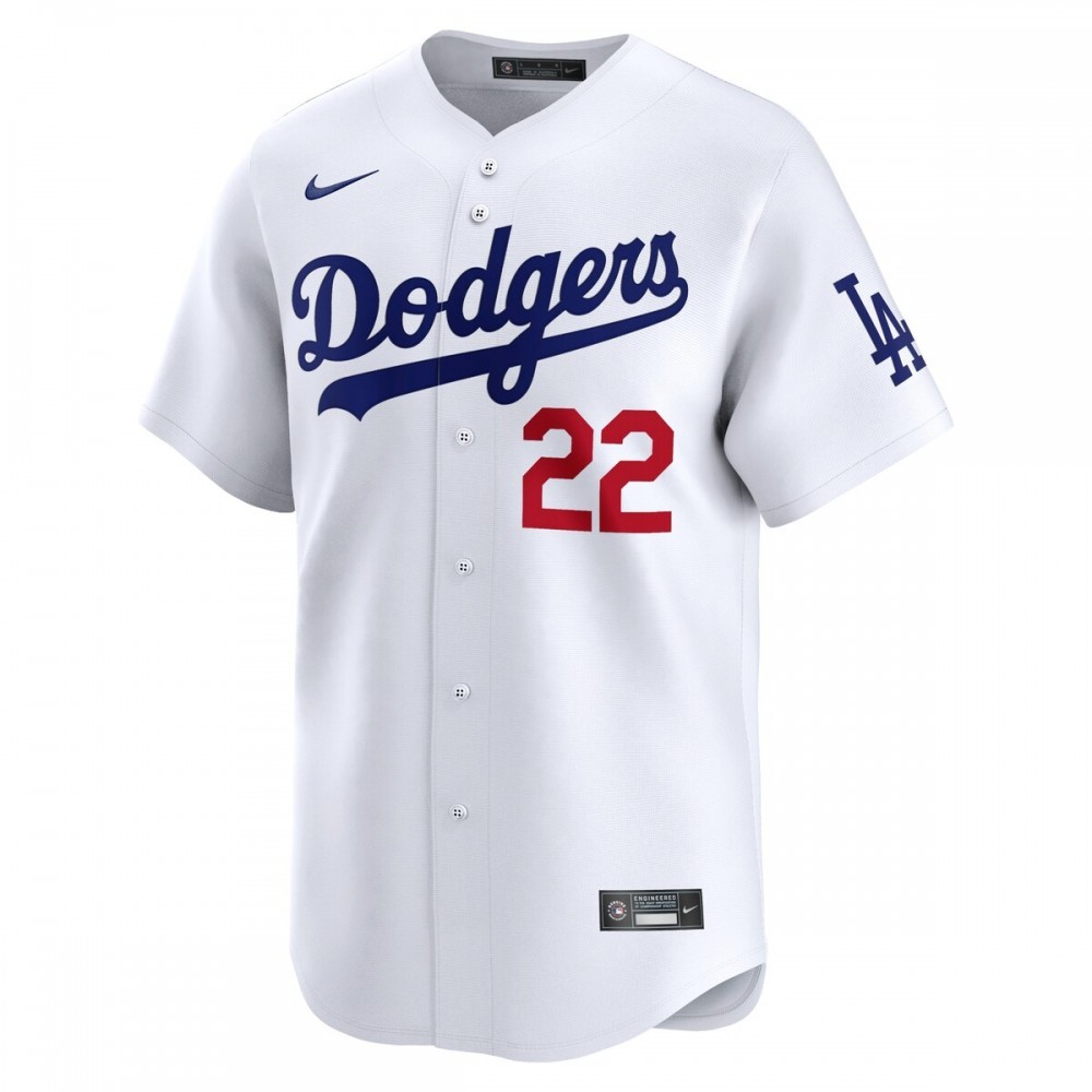 Clayton Kershaw Los Angeles Dodgers Nike Home Limited Player Jersey – White