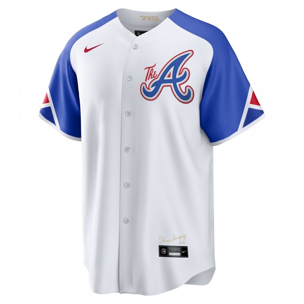 Eddie Rosario Atlanta Braves Nike 2023 City Connect Fan edition Player Jersey – White