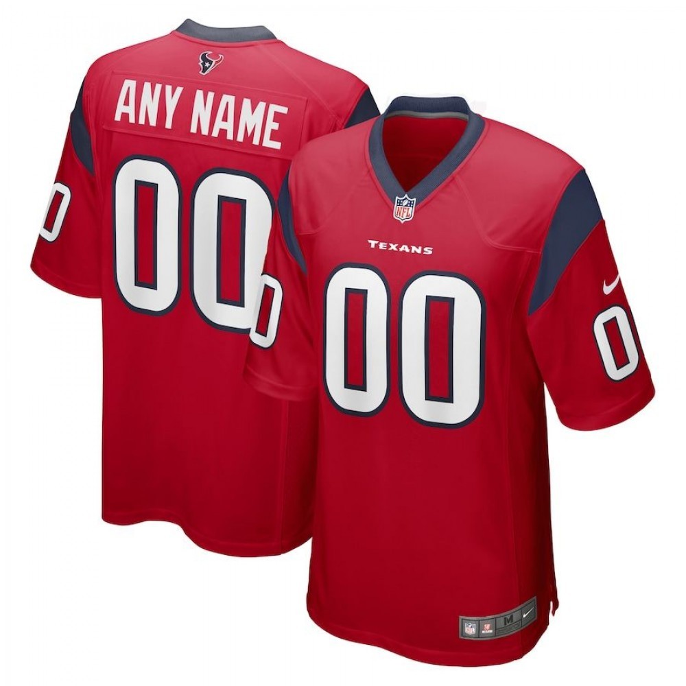 Houston Texans Nike Youth Custom Alternate Game Jersey – Red